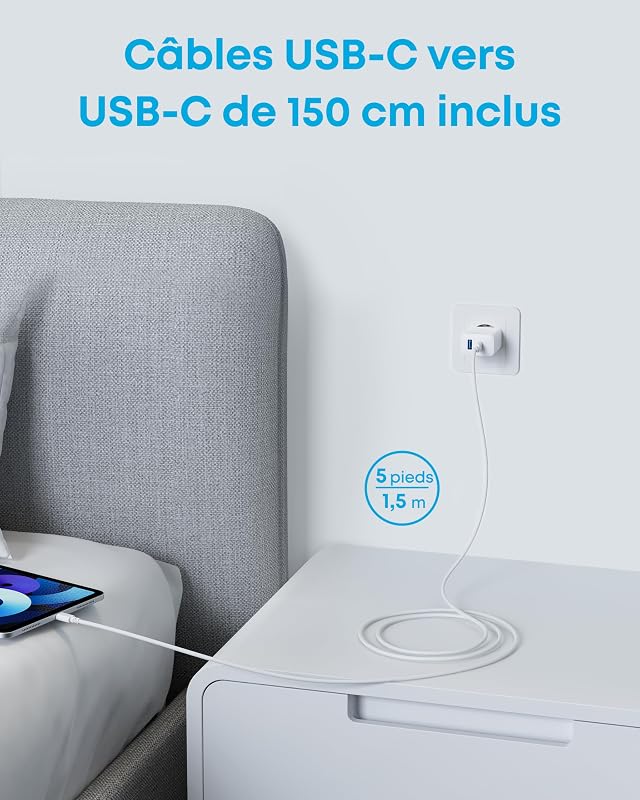 Chargeur Rapide USB C 20W