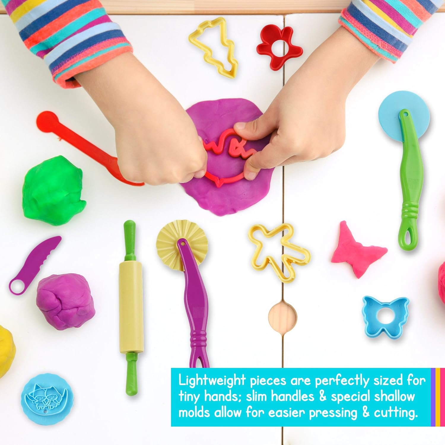 30 x Play Doh Kids Tools Set Modelling Craft Play Dough Mould Mold Toy