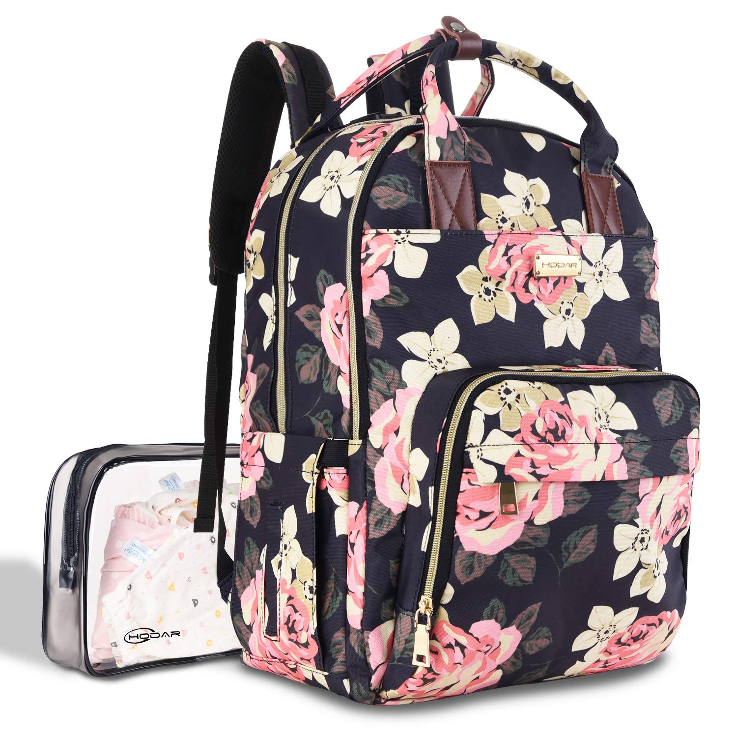 Diaper Bag Backpack, Large Capacity Baby Nappy Changing