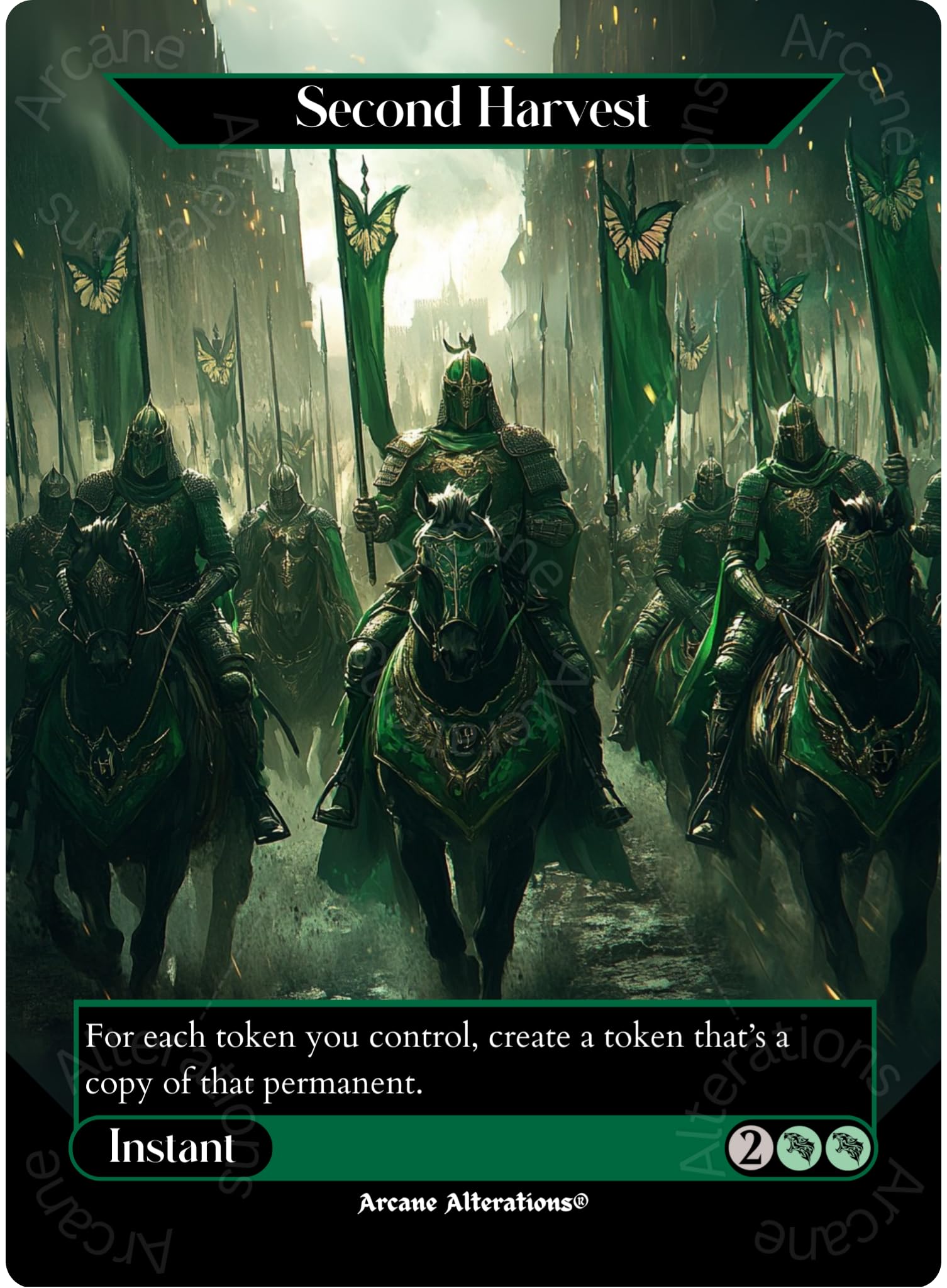 Second Harvest - Full Art Altered Art Custom Proxy Cards