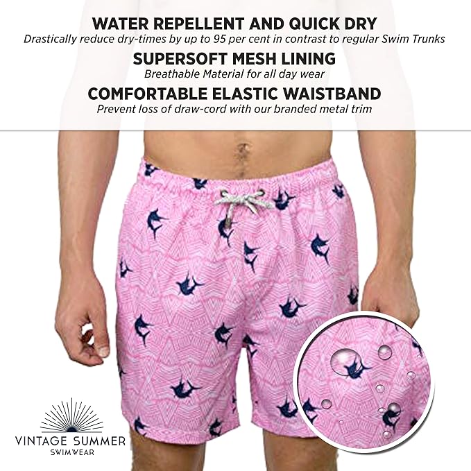 Vintage summer swim trunks Clearance