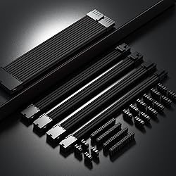 COOCAT PSU Power Supply Cable Extension Kits, 24Pin