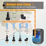 VEATON 750W Submersible Pump 13000 L/H Dirty/Clean Water Transfer view 7