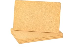 Cork Trivets for Hot Dishes, Trivets for Hot Pots and Pans 11 3/4 x 7 3/4 inches 4 Pcs, Hot Pad Mats for Kitchen Table, Large