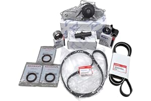 APSG Timing Belt Kit with Water Pump, Seals, Tensioner | GENUINE/OEM | Compatible with select Honda, Acura vehicles.