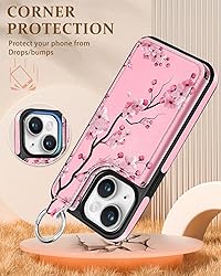 Lotadilo for iPhone 15 Wallet Case with Card