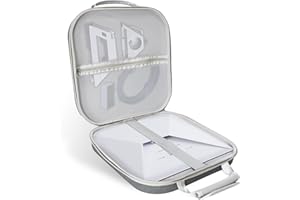 LuxiSync Carry Case for Starlink Mini – Outdoor Travel Case for Standard Starlink Mini Accessories, Large Capacity, Semi-Rigi