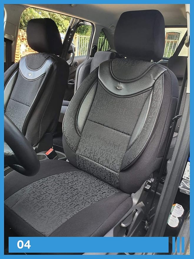BREMER SITZBEZÜGE Fundas De Coche Compatibles Con Opel Grandland X Facelift Para Conductor Y Pasajero, Juego