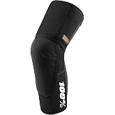 100% Teratec Mountain Biking Knee Pad - MTB &amp; BMX Protection - Ultralight Nylon Slip On Sleeve with Built in Padding