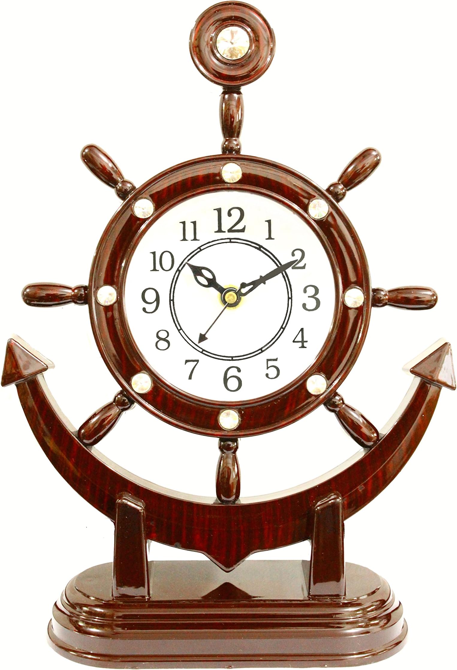 Rise N Shine Antique Look Analogue Table Clock for Home and Office for Premium Gift - RNSRM018