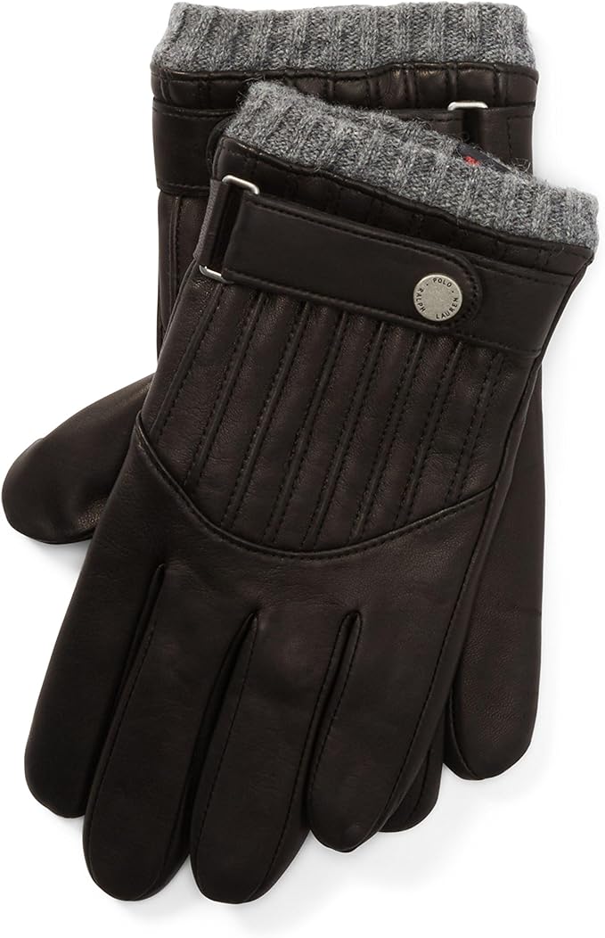 Polo Ralph Lauren Men`s Quilted Leather Racing Gloves at Amazon Men’s