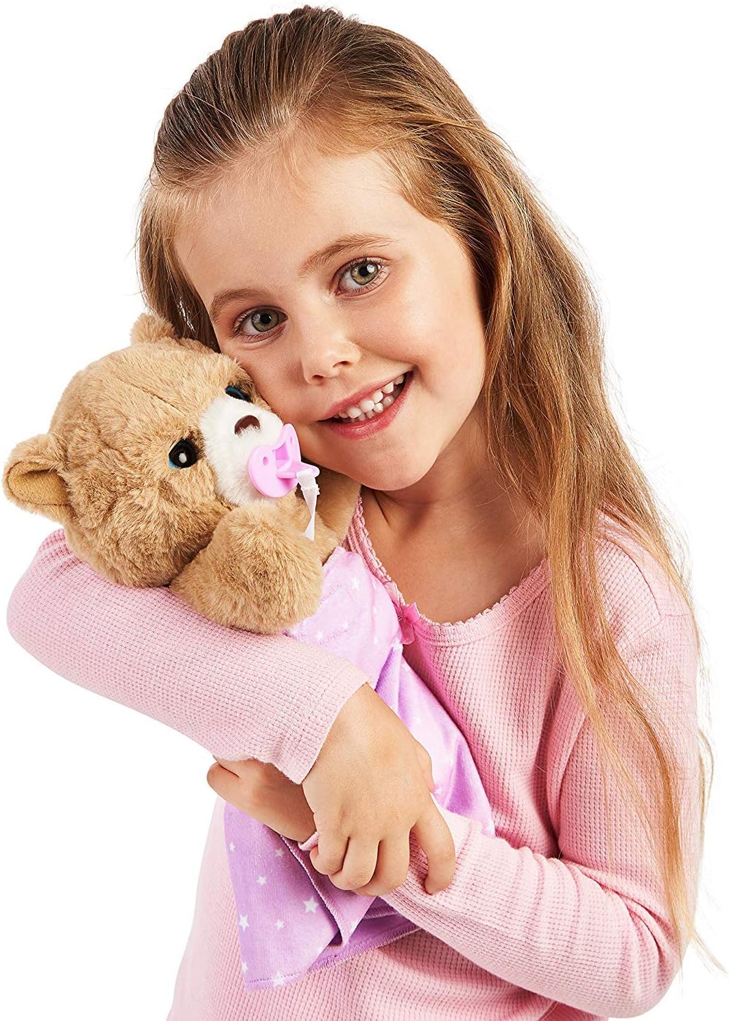 Little Live Pets Cozy Dozy Cubbles The Bear - Over 25 Sounds and Reactions | Bedtime Buddies, Blanket and Pacifier Included | Stuffed Animal, Best Nap Time, Interactive Teddy Bear: Toys & Games