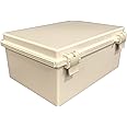 BUD Industries NBF-32022 Plastic ABS NEMA Economy Box 13.78" L x 9.84" W x 5.91" D, Gray