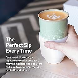 NOVA CERAMICS Travel Mug - Tea Tumbler– Microwave