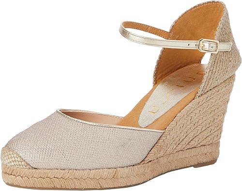 unisa espadrilles gold