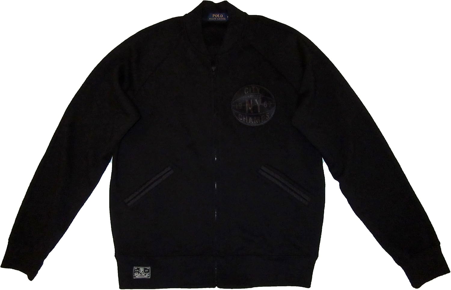 men's polo baseball jacket
