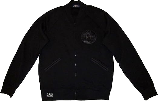 men's polo baseball jacket