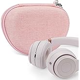 Geekria NOVA Headphones Case Compatible with Beats Solo4/3/2/HD, Replacement Hard Shell Travel Carrying Bag with Cable Storage (Pink)