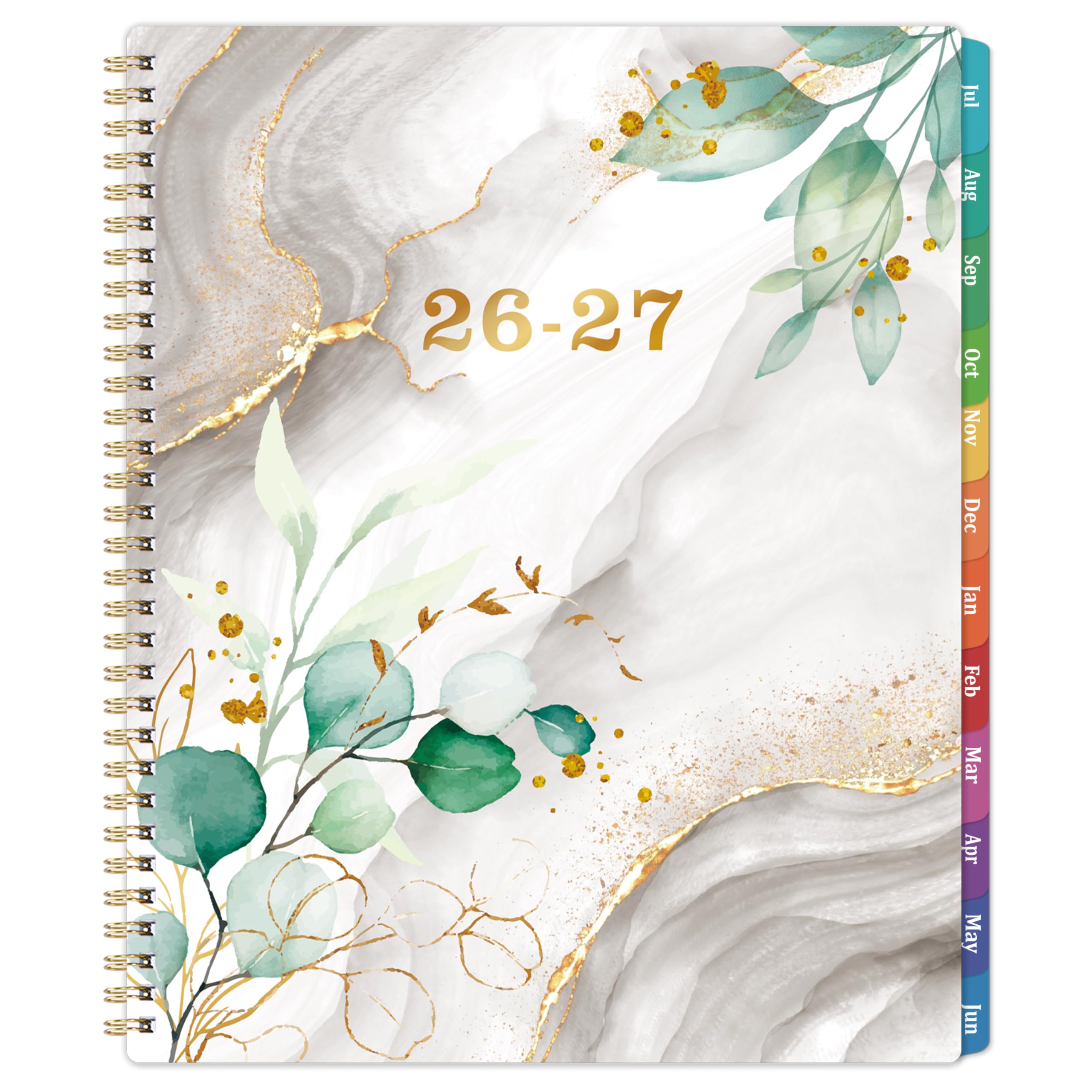 Photo 1 of 2026-2027 Planner - Academic 2026-2027 Planner, July 2026-June 2027, Weekly and Monthly Planner with 12 Month, 8.5" x 11", with Colorful Tabs, Inner Pocket