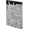Nuuna Graphic L "Paris" Smooth Bonded Leather Notebook - Black