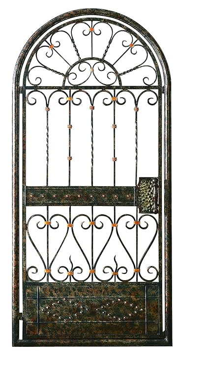 Metal Arch Gate Wall Decor 55 X26 Amazon Co Uk Kitchen Home