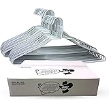 50 Wire Hangers - White Metal Hangers in Bulk - 18 Inch Thin Standard Dry Cleaner Coated Steel