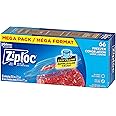 Ziploc Large Freezer Bags, Prevents Freezer Burn, Microwave & Freezer Safe, New Stay-Open Design, Stand-Up Bottom, BPA Free, 