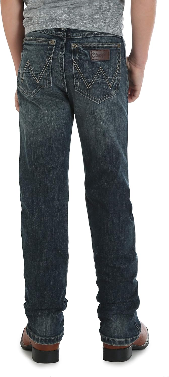 Wrangler Authentics Boys' Retro Slim Fit Straight Leg Jean: Clothing