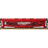 Ballistix Sport LT 4GB Single DDR4 2400 MT/s (PC4-19200) DIMM 288-Pin - BLS4G4D240FSE (Red)