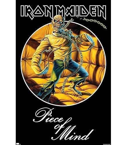 Amazon.com: Large Framed Iron Maiden Somewhere in Time Tour 1987
