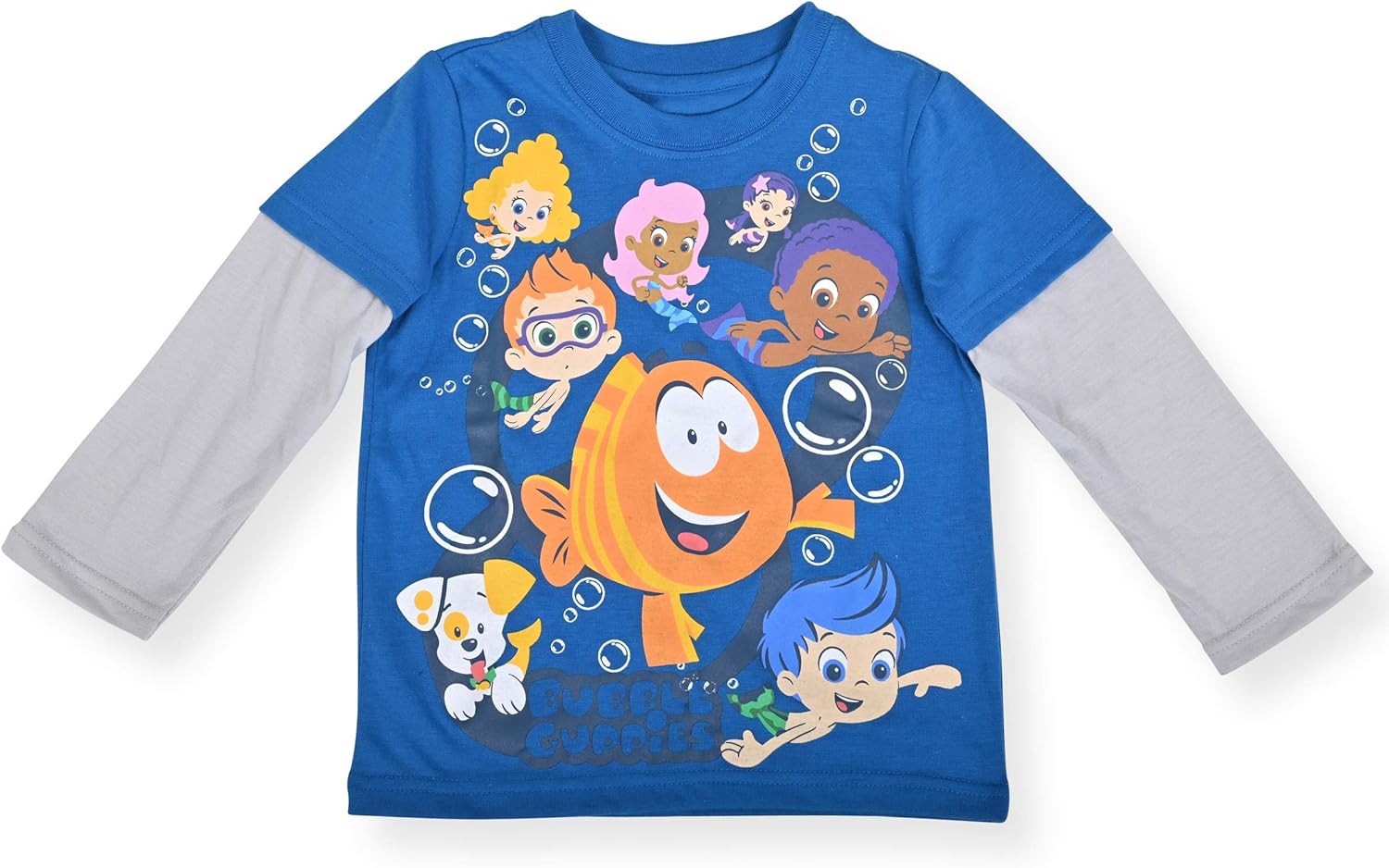 Amazon.com: Nickelodeon Bubble Guppies Long Sleeve Shirt for Kids