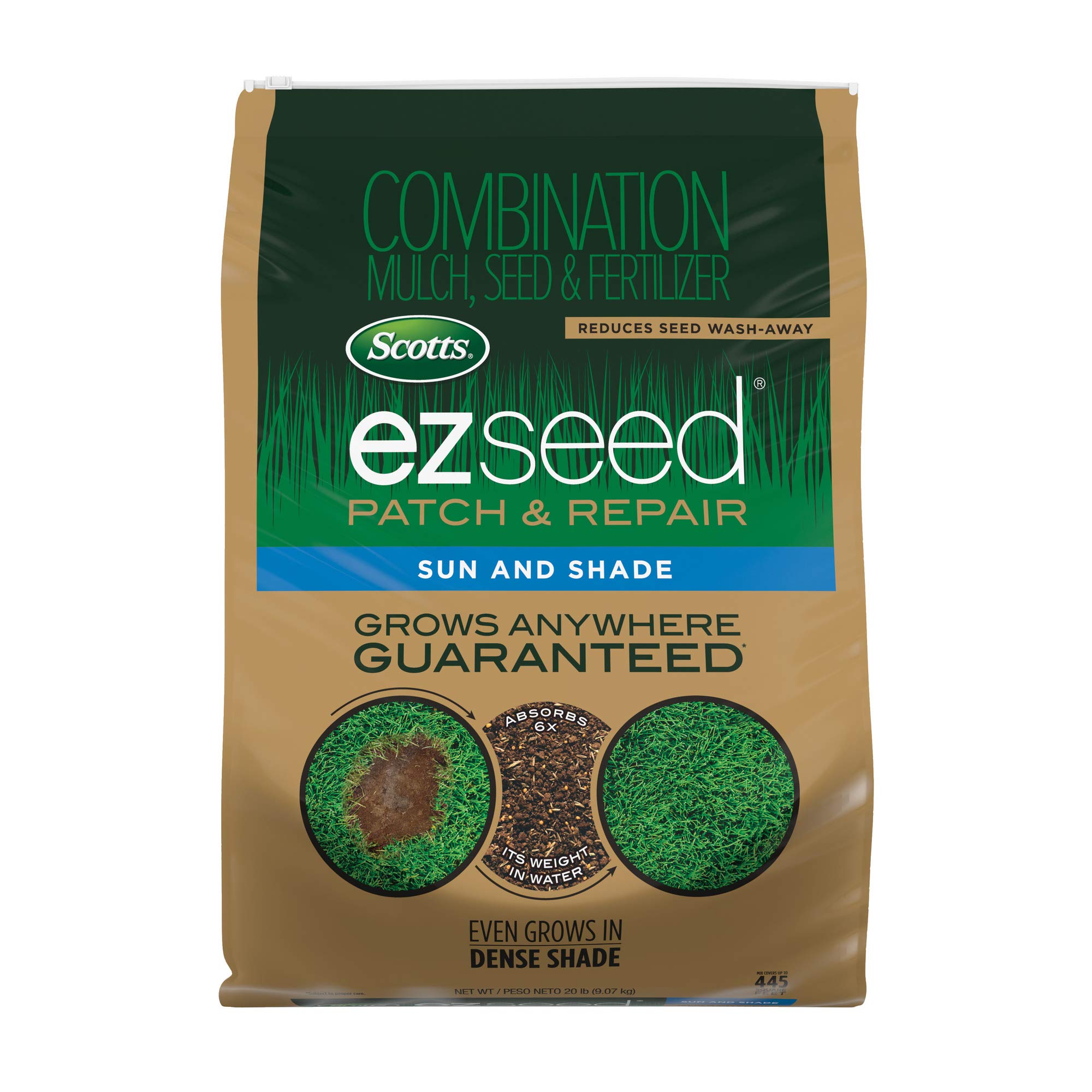 Photo 1 of **BAG HAD A TEAR IN IT-TAPED**EZ Seed Sun & Shade Patch & Repair Turf Builder 20LB BAG