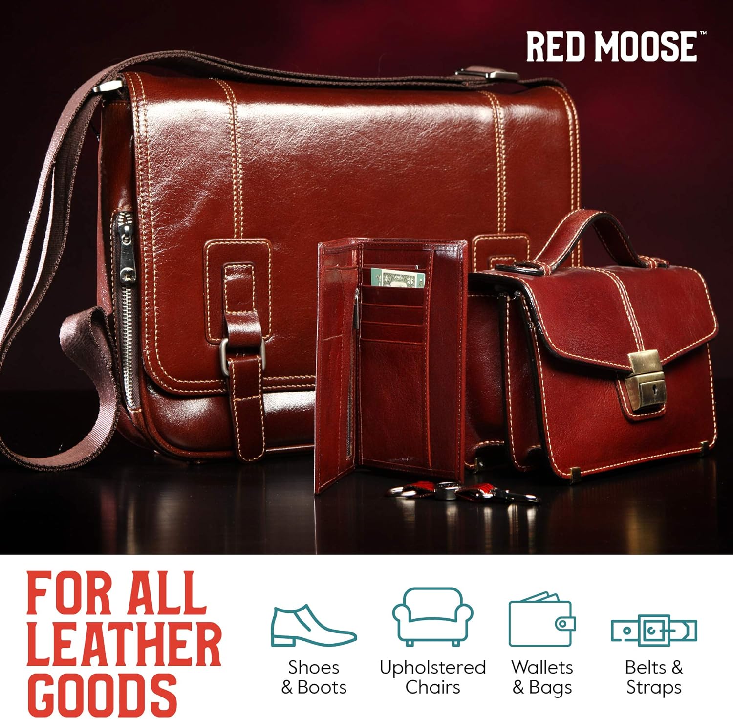 Red Moose Red Boot and Shoe Cream Polish - Made in the USA: Shoes