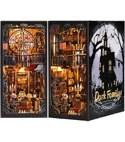 Amazon.com: DIY Book Nook Kit, 3D Wooden Puzzle Booknook