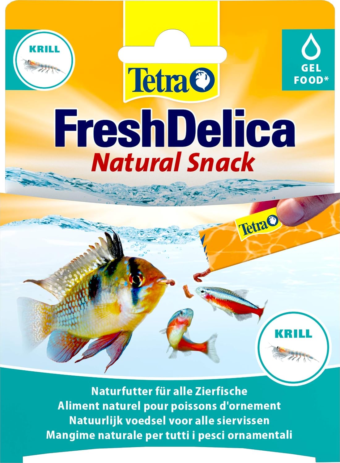 Tetra Fresh Delica Krill Fish Food, Natural Gel Food for All Ornamental Fish 16 x 3g, XL Granules 10 L, 48 g (Pack of 1) - Image 4
