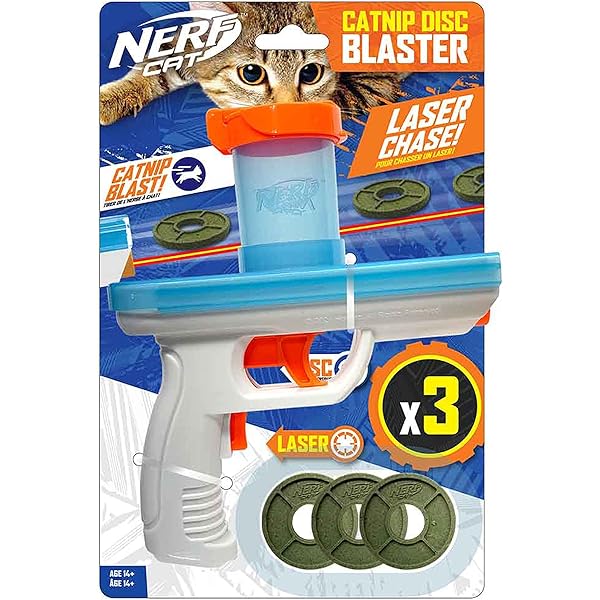 Nerf Chicken Flavored Treat Blaster Dog Toy, Medium