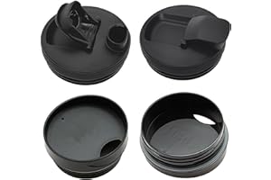 4Pcs Sip & Seal Lids for Ninja, Flip Top to-Go Lids & seal lids for Nutri Ninja Blender Cup BL450C BN751C BN401C BN801C BL456