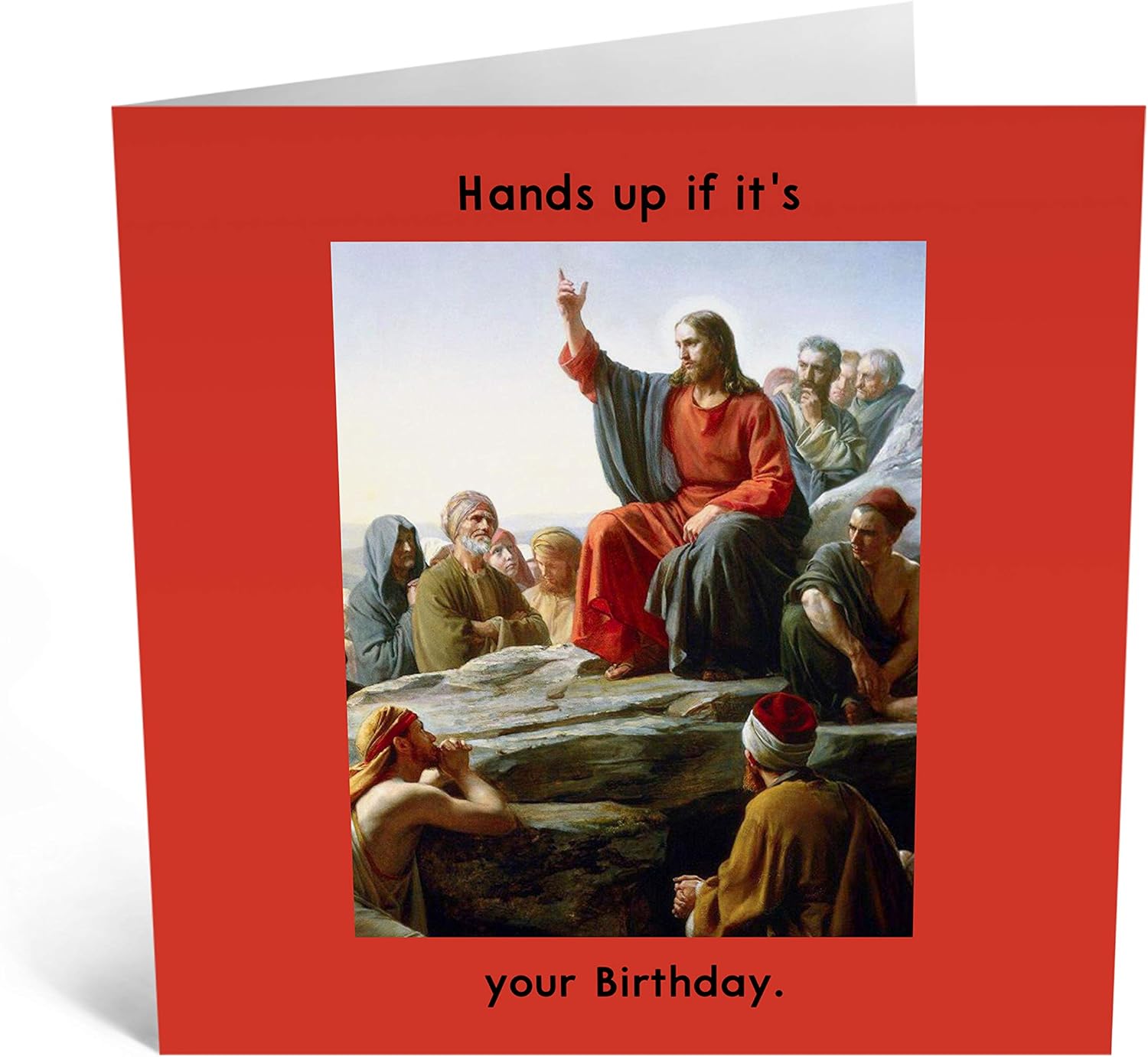 Central 23 - Humorous Christmas Card Single - 'Hands Up' - Funny