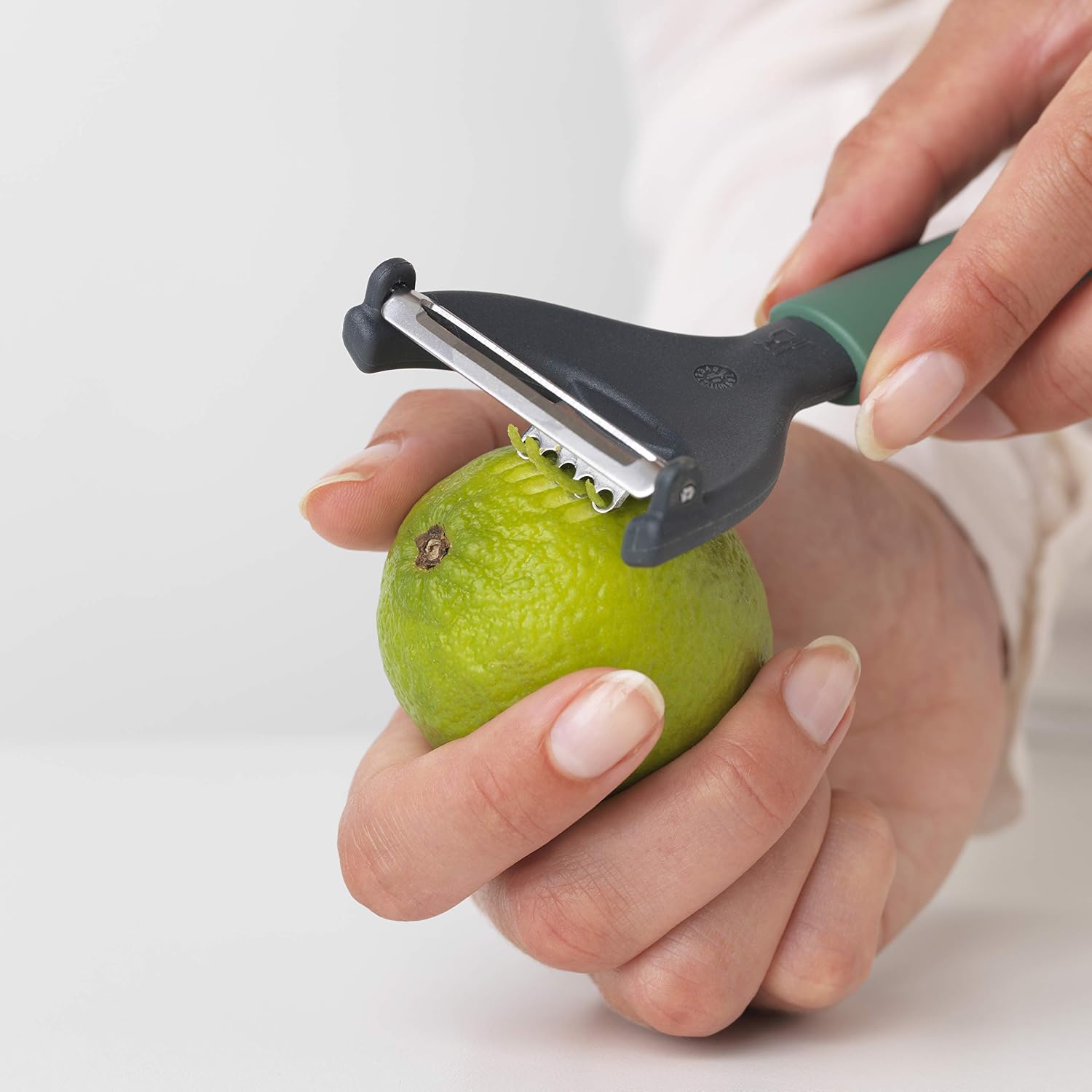 Brabantia 122927 Tasty+ Food Y-Peeler Plus Zester, Fir Green - Image 4