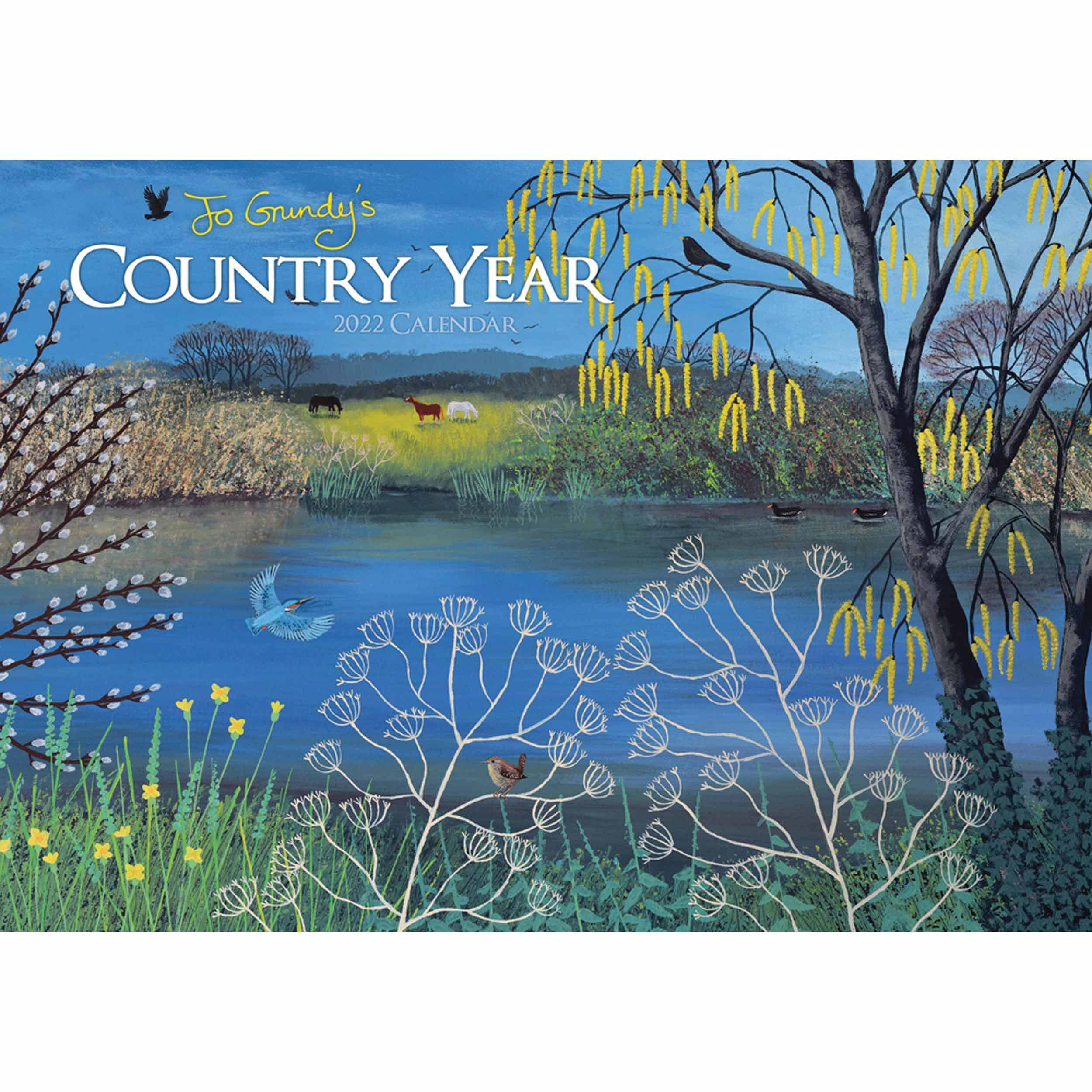 Calendrier J O 2023 Jo Grundy Country Year A4 Calendar 2022 : Amazon.co.uk: Stationery & Office  Supplies