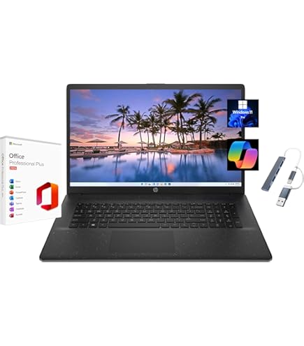Amazon.com: HP (17-BY1053DX 17.3 Laptop - Core i5-8265U - 8GB