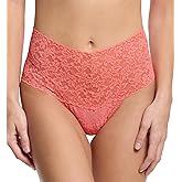 hanky panky Retro Lace Thong (9K1926P),Courageous Coral - Courageous Coral,One Size