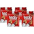 Glico Pocky, Chocolate Cream Covered Biscuit Sticks (9 Individual Bags), 4.13 oz (Pack of 4)