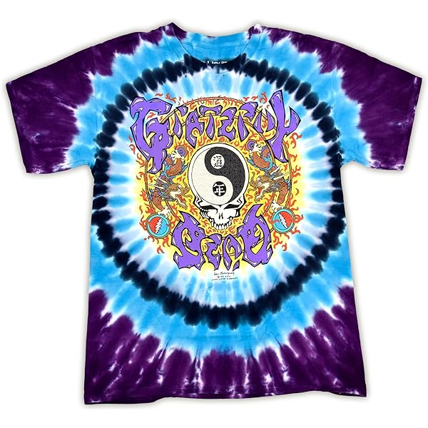 Liquid Blue Grateful Dead 30th Anniversary Band Tee – Tie Dye