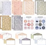 Tomoyuki Writing Paper and Envelopes Set 36 Pcs A5 Lined Stationery 6 Styles