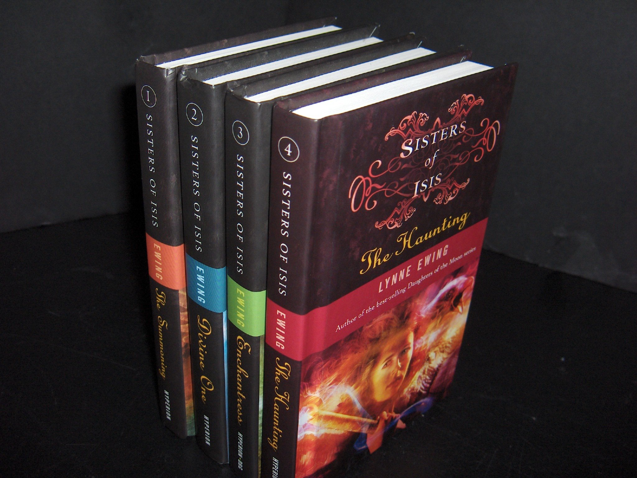 Sisters Of Isis Series 1 4 The Summoning Divine One Enchantress The Haunting Set Of 4 Books Lynne Ewing Amazon Com Books