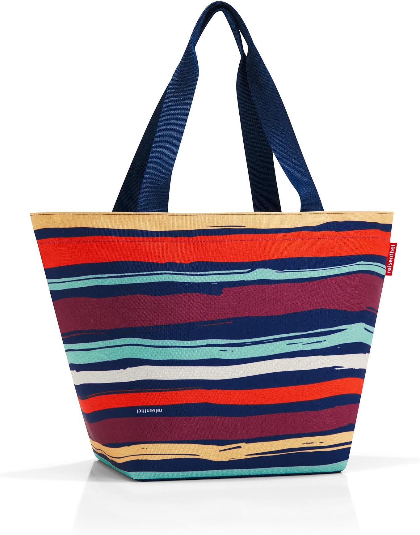 reisenthel Shopper M, Medium Everyday Tote Bag, Artist Stripes