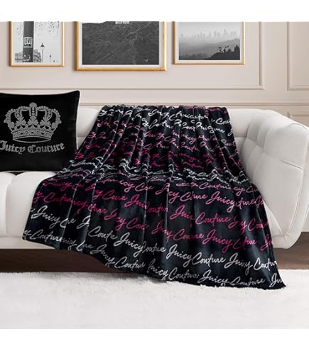 Amazon.com: Juicy Couture Solid Plush 50