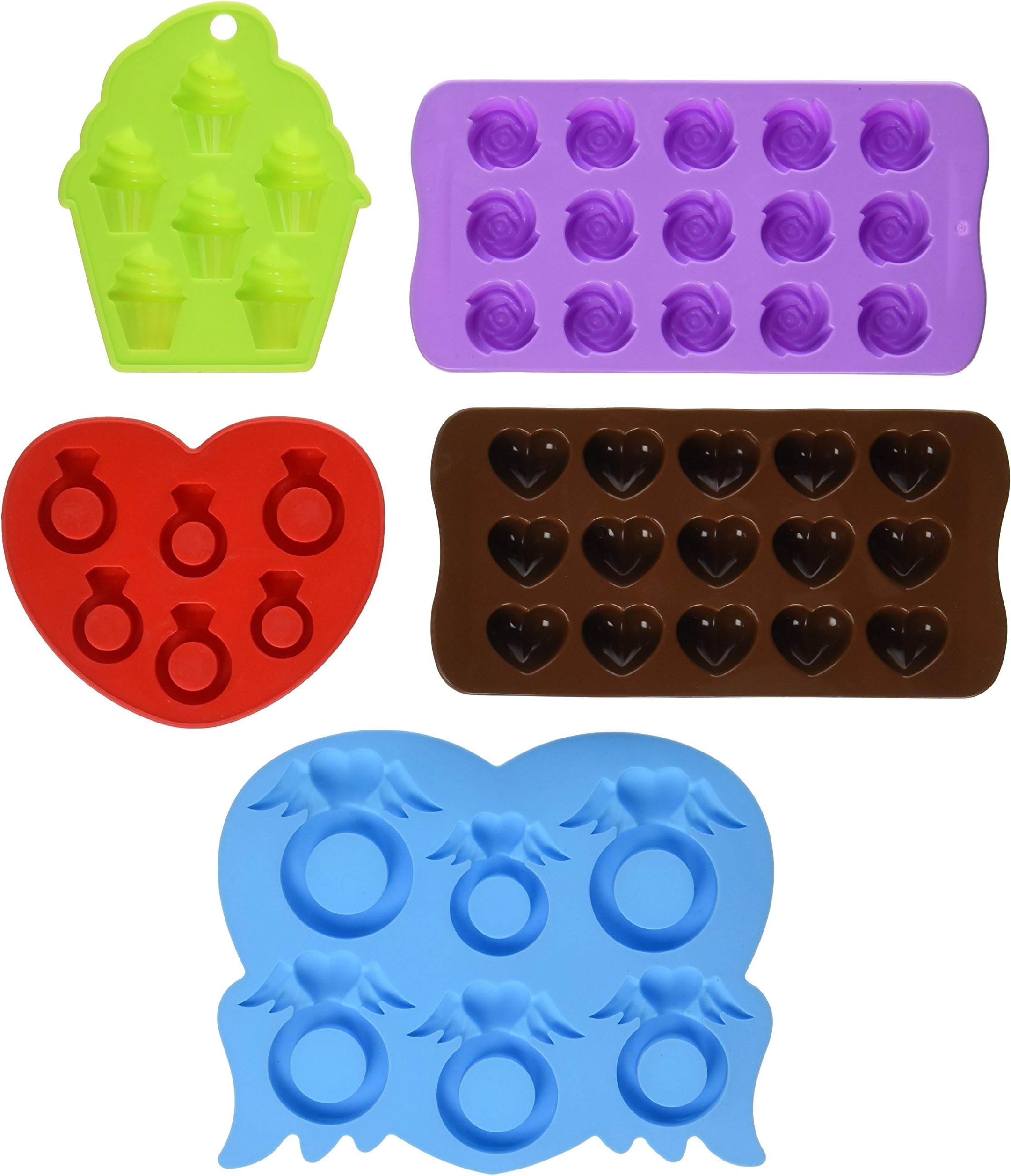 Silicone Baking Food Molds Trays by Isabella Dora for the best Wedding Baby Shower Bachelorette Party Ice Cube Mold
