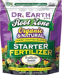 Dr. Earth Root Zone Starter Fertilizer Organic & Natural 4lb